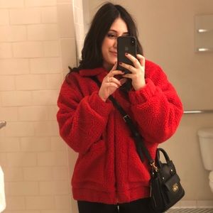 I AM GIA Pixie Coat in Red